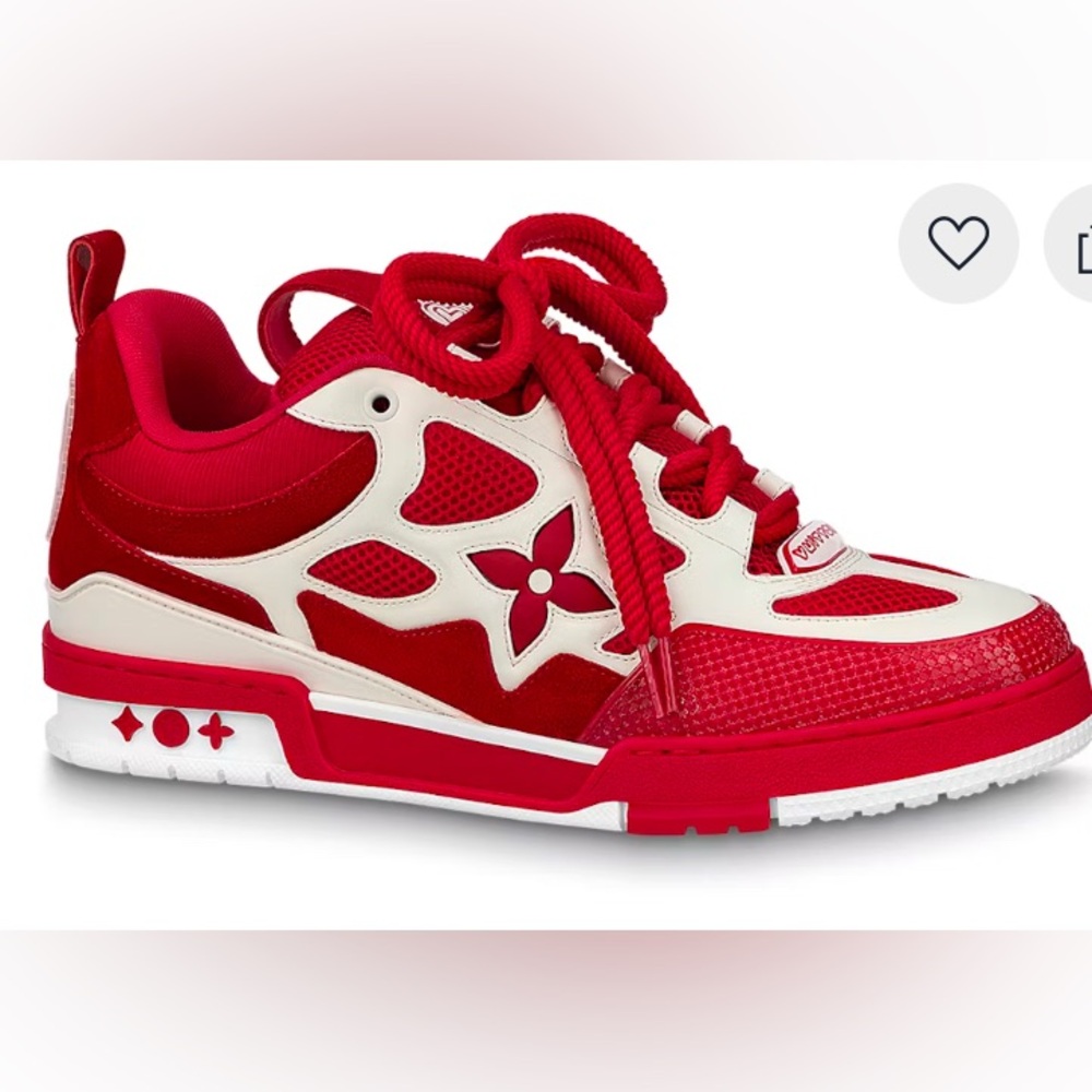 Red Louis Vuitton LV Skate Sneaker Size 41 (8)
